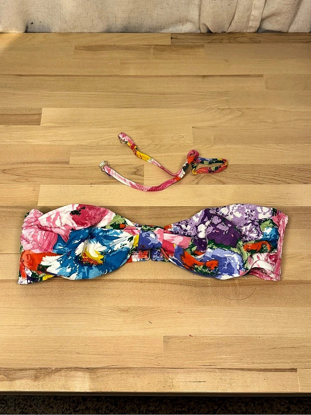 Catalina Floral Bikini Top